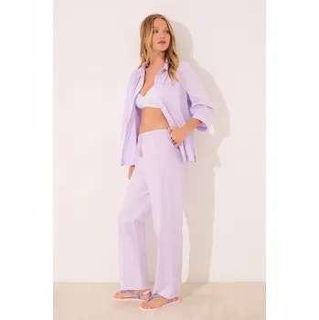 Dámské pyžamo Pyžamo women'secret dámské, fialová barva, bavlněné, 3592401 04X, vel. S