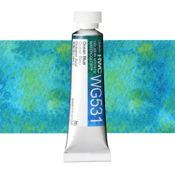 Vodová barva Akvarelová barva Holbein Granulating 5 ml - Ocean Blue