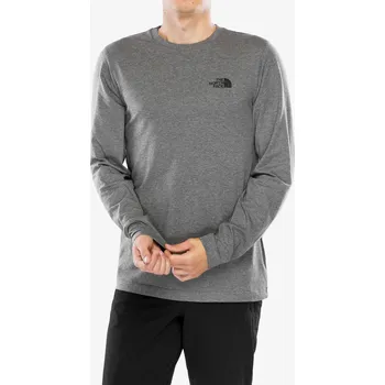 Pánské tričko Tričko s dlouhým rukávem The North Face L/S Simple Dome Tee - tnf medium grey heather