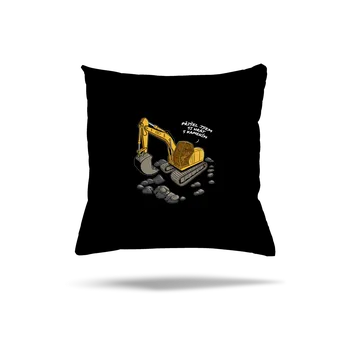 Polštář Bastard Hrát s kamením polštář Black