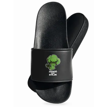 Pánské pantofle Bastard Zahoď ten stejk pantofle Black