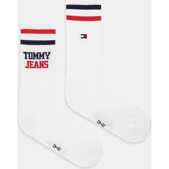 Pánské ponožky Ponožky Tommy Jeans 2-pack bílá barva, 701236466 00X, vel. 43/46