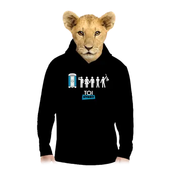 Chlapecká mikina Bastard Toi Story dětská mikina klokanka Black