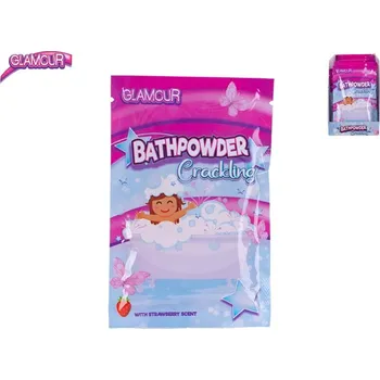 Koupelová kosmetika Glamour sůl do koupele s vůní jahod 30 g