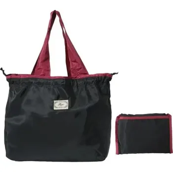 Nákupní taška Skládací nákupní taška z voděodolné oxfordské látky 47 x 35 cm Barevná taška přes rameno s velkou kapacitou a magnetickým zapínáním černá