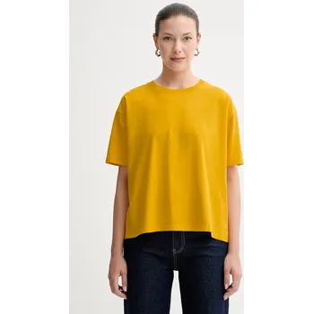 Bavlněné tričko American Vintage FIZ02A žlutá 11X, vel. L