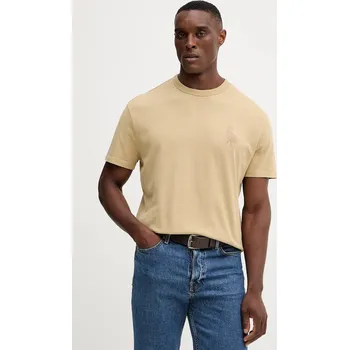 Pánské tričko Bavlněné tričko Polo Ralph Lauren 710936509 béžová 08X, vel. S