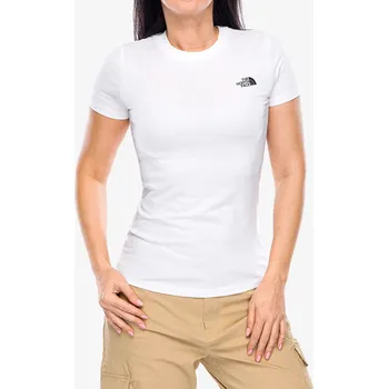 Dámské tričko Bavlněné tričko dámské The North Face S/S Simple Dome Slim Tee - tnf white