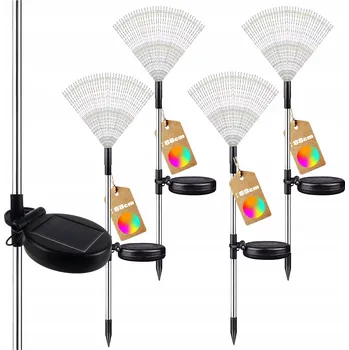 Venkovní osvětlení Solární Zahradní Lampa LED Pampeliška Stromek Ohňostroj Snímač soumraku