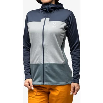 Dámská mikina Dámská mikina na zip Haglofs ROC Flash Mid Hood - tarn blue/concrete