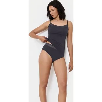 Triumph Top Feel Of Modal 10221654 Šedá Slim Fit S