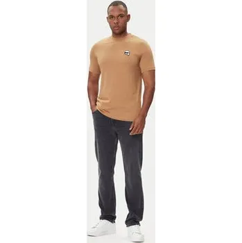 Pánské tričko KARL LAGERFELD T-Shirt 755710 554224 Béžová Regular Fit XXL