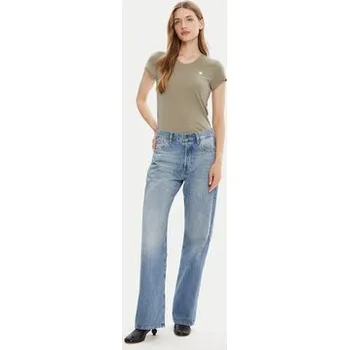 Pánské tričko G-Star Raw T-Shirt Eyben D24533-4107 Zelená Slim Fit S