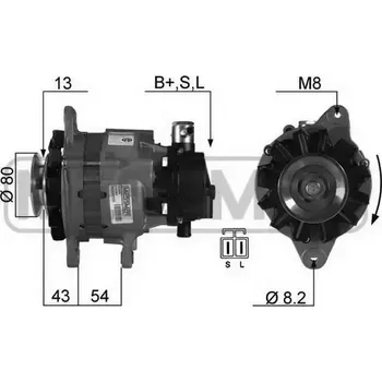 Alternátor ERA Alternátor ERA 210281A + DOPRAVA ZDARMA!