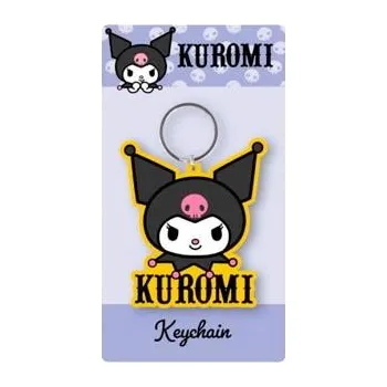 Klíčenka Kuromi gumová žlutá