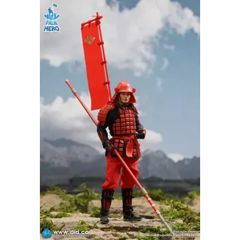 Figurka Figurka Red Japan Sengoku Soldier - Palm Hero Japan Samurai Series Action Figure 1/12