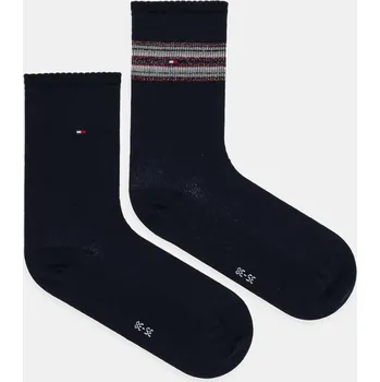 Pánské ponožky Ponožky Tommy Hilfiger 2-pack 701236458 námořnická modř 59X, vel. 35/38