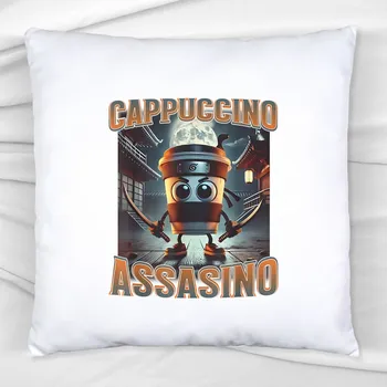 Dekorativní polštářek Polštářek - Cappuccino Assasino