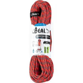 Horolezectví Lezecké lano Beal Booster III 9,7 mm 60 m Unicore Golden Dry - orange