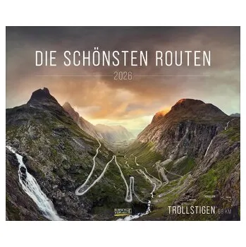 Literární cestopis Die schönsten Routen 2026 - Korsch Verlag