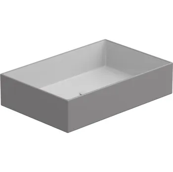 Umyvadlo Umyvadlo na desku Zenith FS 60 keramické, dvoubarevné, 60x40 cm, ZELAVFS60BI000038