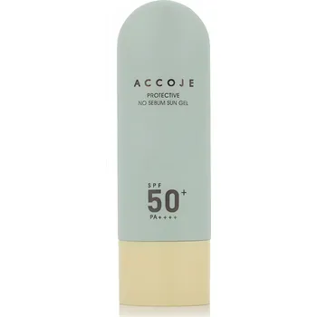Pleťový krém Lehký, hydratační gelový krém s ochranným faktorem - Accoje Protective No Sebum Sun Gel SPF50+/PA++++