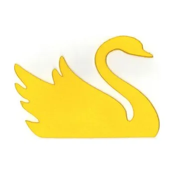 Ozdoba z filcu - łabędź 001 22x30 cm