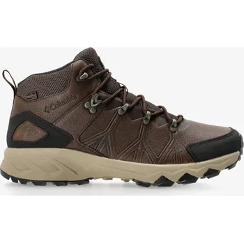 Pánská treková obuv Turistické boty Columbia Peakfreak II Mid Outdry Leather - cordovan/black