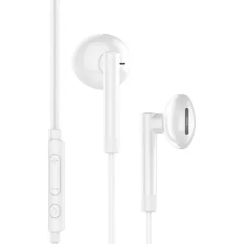 Sluchátka Hoco. M53 Sluchátka s mikrofonem (3.5mm jack) - Bílá