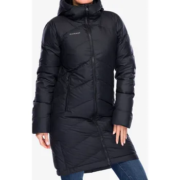 Dámský kabát Dámský péřový kabát Mammut Fedoz IN Hooded Parka - black