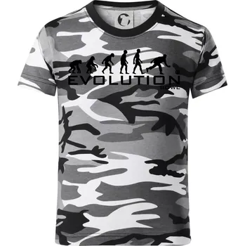 Chlapecké tričko Evolution Bowl - Dětské maskáčové triko - 146 cm/10 let ( Šedý maskáč )