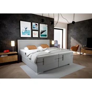 Matrace Margo 200x200 cm světle šedá, taštičková matrace, vyšší tuhost - VBI3 200x200 cm šedá