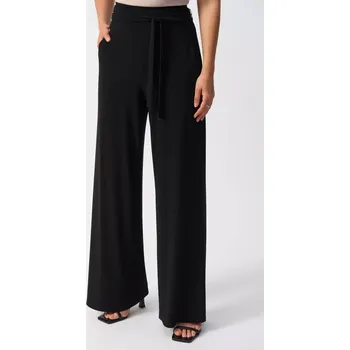 Dámské kalhoty JOSEPH RIBKOFF dámské kalhoty hedvábně jemné s širokými nohavicemi a páskem