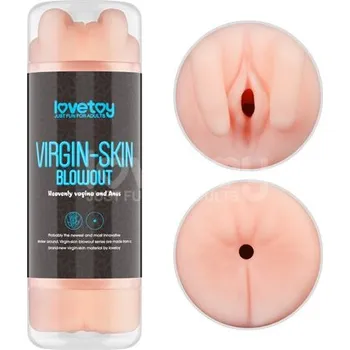 Masturbátor Lovetoy DOUBLE VIRGIN-SKIN Vagina and Anus | Lovetoy