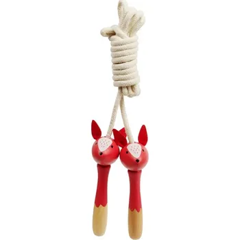 Výuková hračka Bigjigs Toys Švihadlo zvířátko Liška