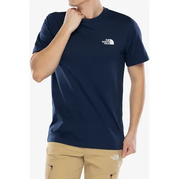 Pánské oblečení Bavlněné tričko The North Face S/S Simple Dome Tee - summit navy