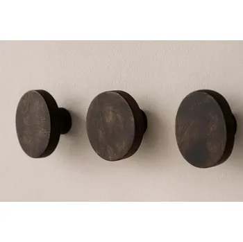 Věšák Nástěnné háčky Fray z mangového dřeva 3 ks