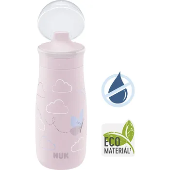 Kojenecká láhev NUK Láhev Mini-Me Sip - růžová 300ml, 9m+