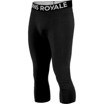 merino spodky Mons Royale Cascade merino flex 200 3/4 legging black XL