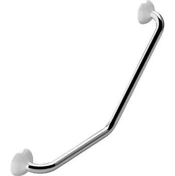 Madlo do koupelny Spirella Úhlové madlo do koupelny ECO, chrom, 71 cm, stříbrná