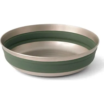 Kempingové nádobí Turistická miska Sea to Summit Detour SL Steel Colla Bowl Large - green