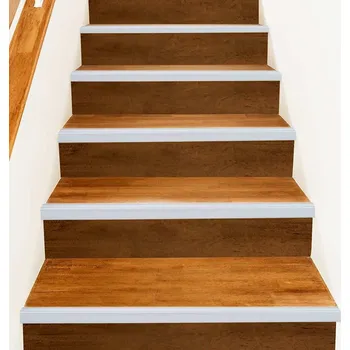 Nášlap na schod Schodové hrany 30 pcs Stříbrná 67 cm Hliník