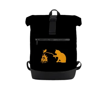 Městský batoh Bastard Kočka a myš batoh Black