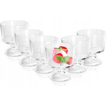 Sklenice Poháry na zmrzlinu a dezerty s želé tiramisu finger food 290 ml