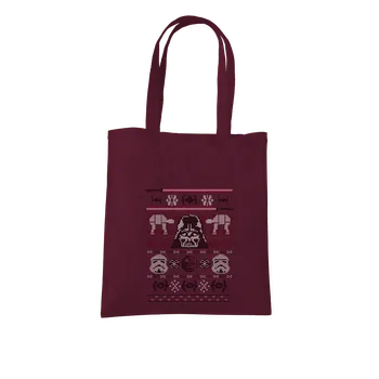 Nákupní taška Bastard Vader na svetru taška Burgundy