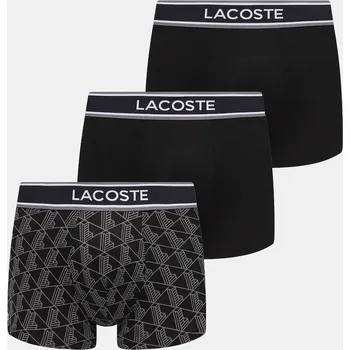 Boxerky Boxerky Lacoste 3-pack černá barva, 5H4970 99X, vel. XXL