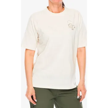 Dámské tričko Dámské cyklistické triko Vaude Cyclist Casual Shirt - ecru