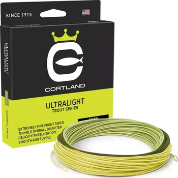 Cortland muškařská šnůra Trout Ultralight Freshwater Tricolor - Cortland muškařská šnůra Trout Ultralight Tricolor Fresh|WF5F 90ft