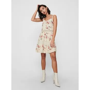Dámské šaty ONLY Letní šaty Karmen 15177478 Béžová Regular Fit 34