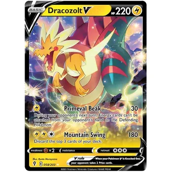 Sběratelská karetní hra Pokémon TCG Dracozolt V 058/203